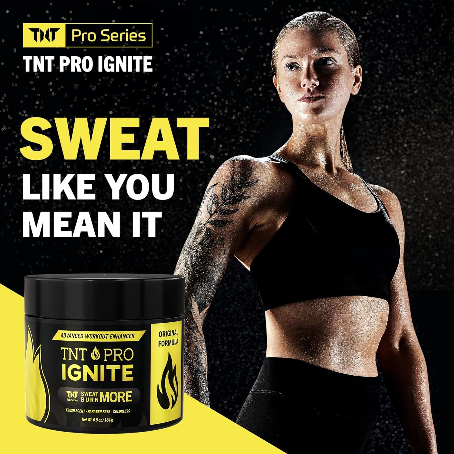 TNT PRO Ignite Sweat Gel - Natural Thermogenic Workout Sweat Cream