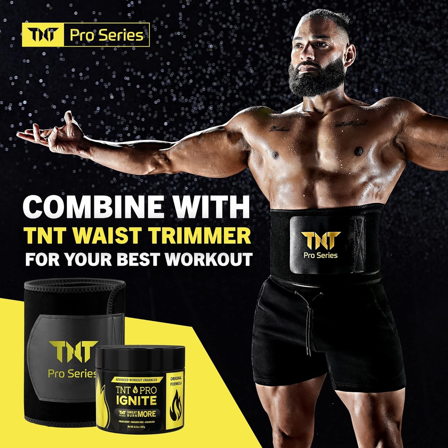 TNT PRO Ignite Sweat Gel - Natural Thermogenic Workout Sweat Cream